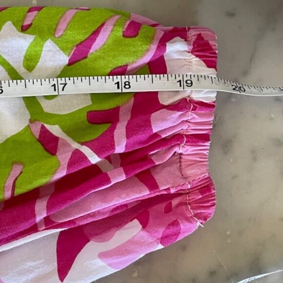 BARBARA GERWIT Cotton Tunic Top Pink Green Floral Print L - Picture 14 of 16